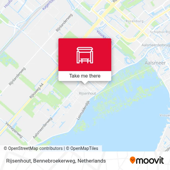 Rijsenhout, Bennebroekerweg map