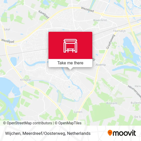 Wijchen, Meerdreef/Oosterweg map