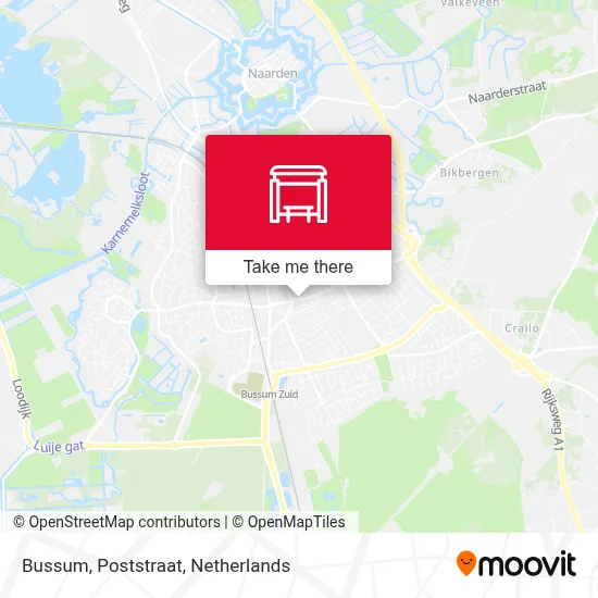 Bussum, Poststraat map