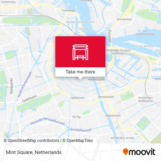 Muntplein map