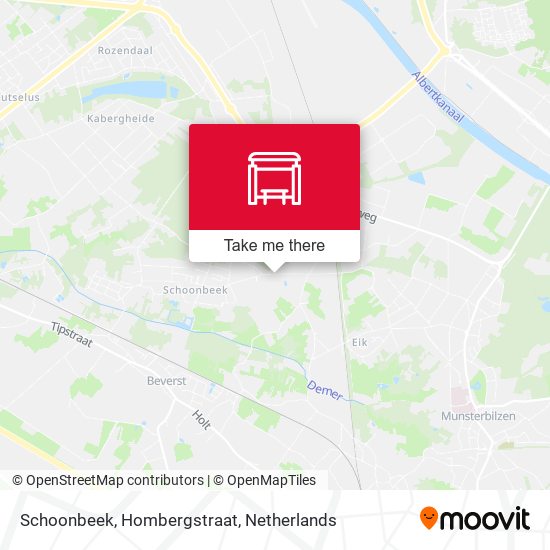 Schoonbeek, Hombergstraat map