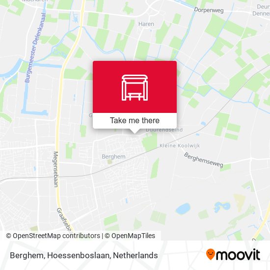 Berghem, Hoessenboslaan map