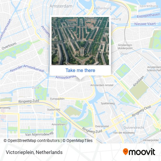 Victorieplein map