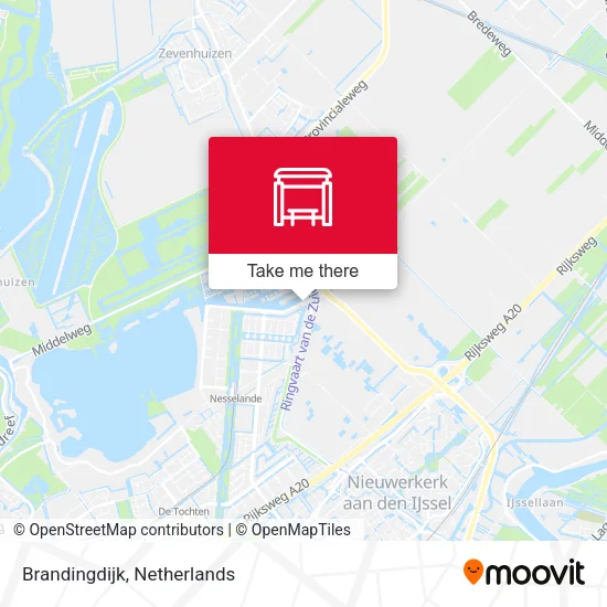 Brandingdijk map