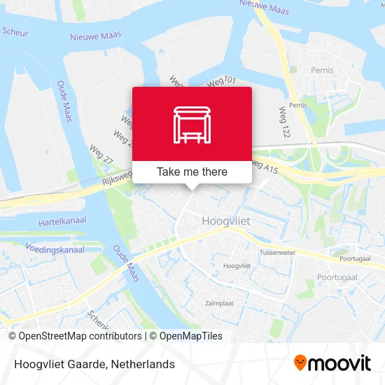 Hoogvliet Gaarde map