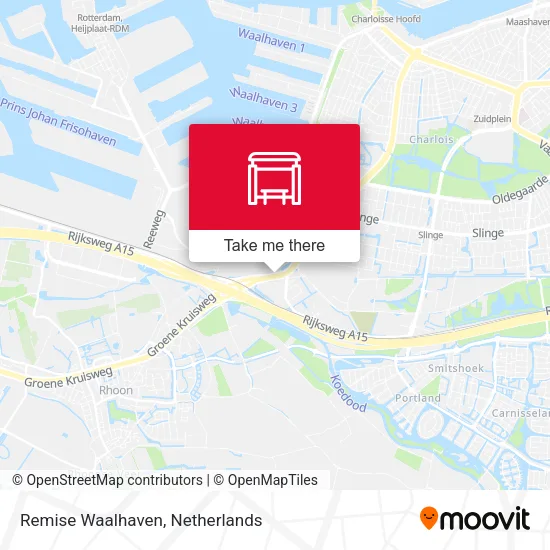 Remise Waalhaven map