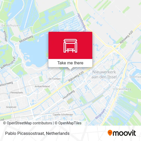 Pablo Picassostraat Karte