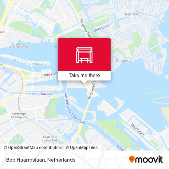 Bob Haarmslaan map