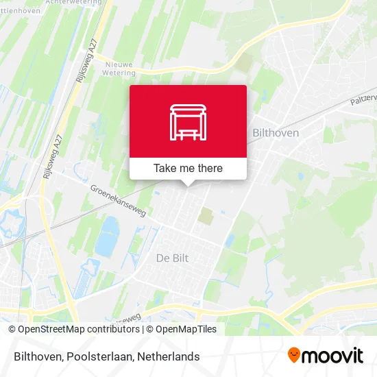 Bilthoven, Poolsterlaan map