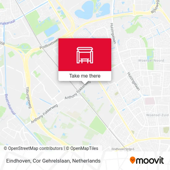 Eindhoven, Cor Gehrelslaan map