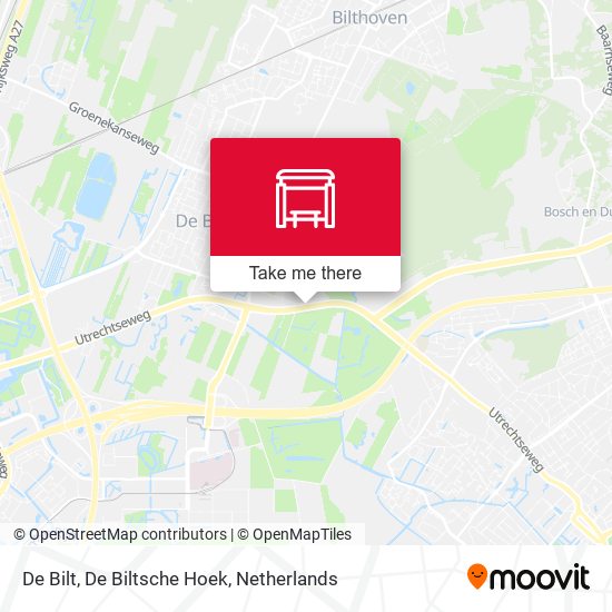 De Bilt, De Biltsche Hoek map