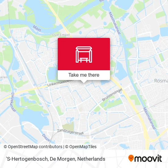 'S-Hertogenbosch, De Morgen map