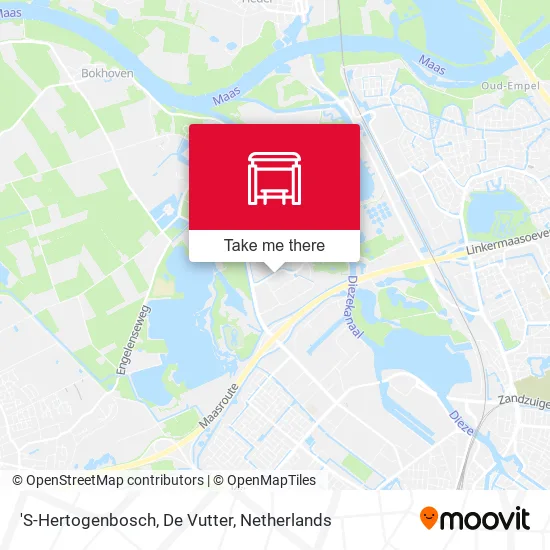 'S-Hertogenbosch, De Vutter map