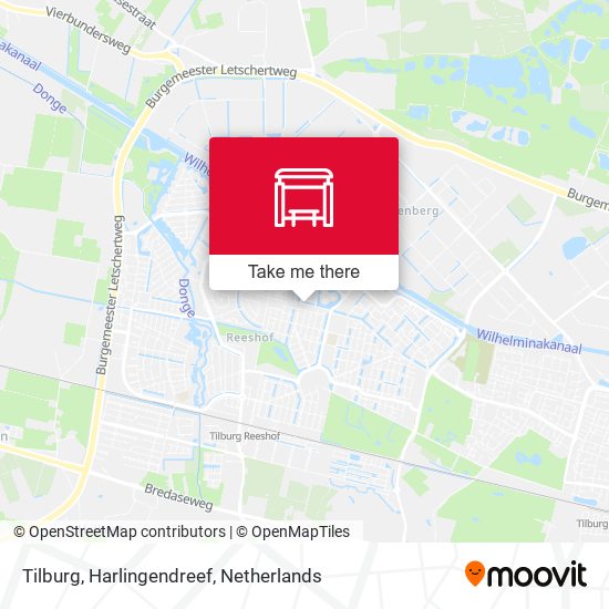 Tilburg, Harlingendreef map