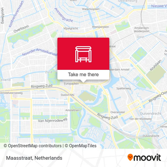 Maasstraat map
