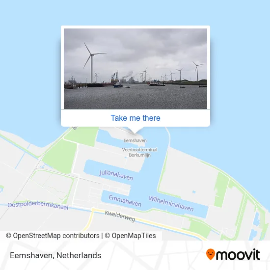 Eemshaven map