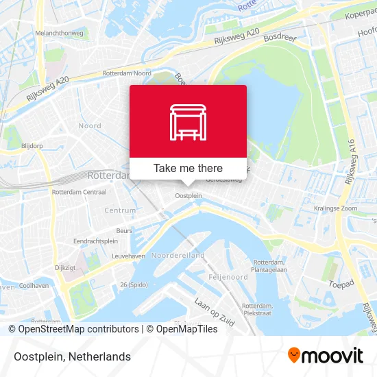 Oostplein map
