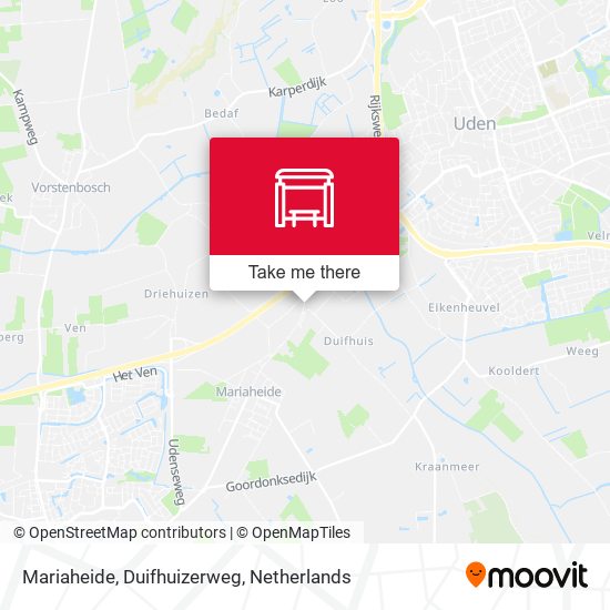 Mariaheide, Duifhuizerweg map