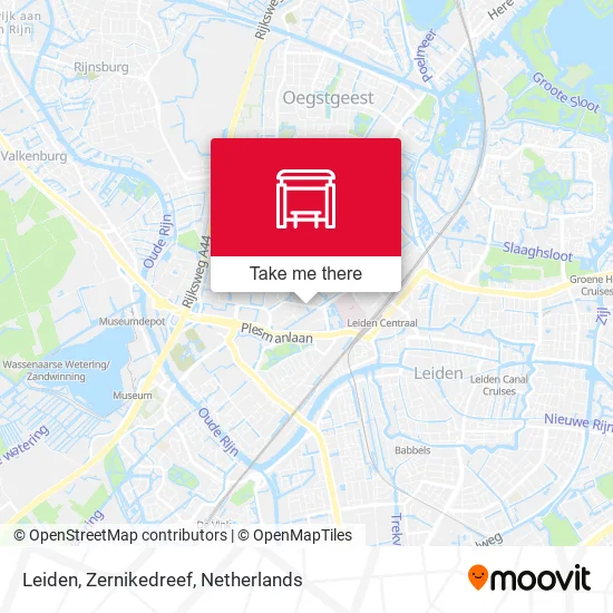 Leiden, Zernikedreef map
