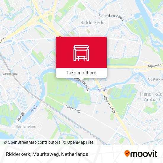 Ridderkerk, Mauritsweg map