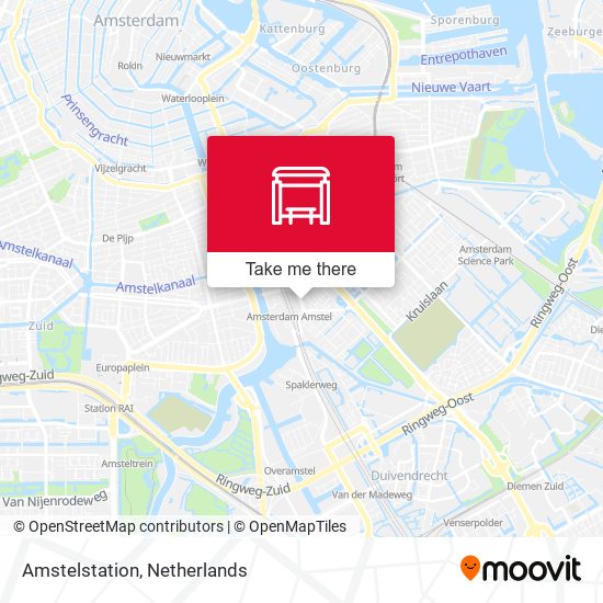 Amstelstation map