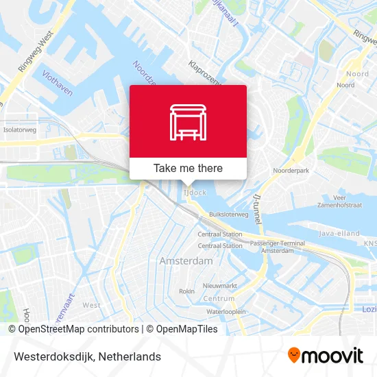 Westerdoksdijk Karte