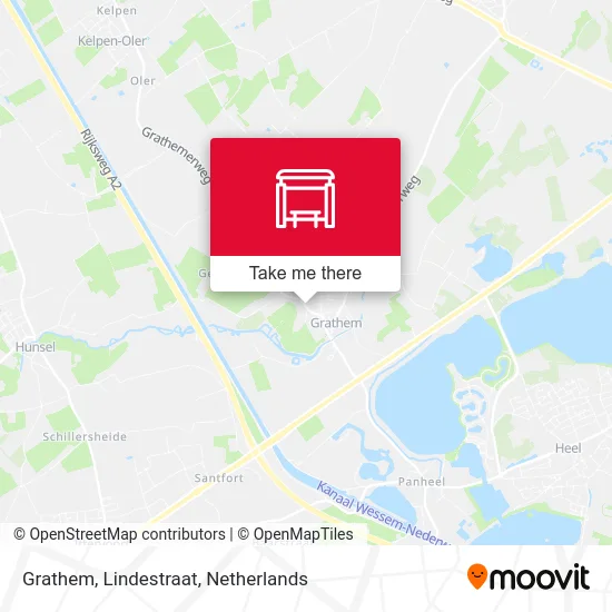 Grathem, Lindestraat map