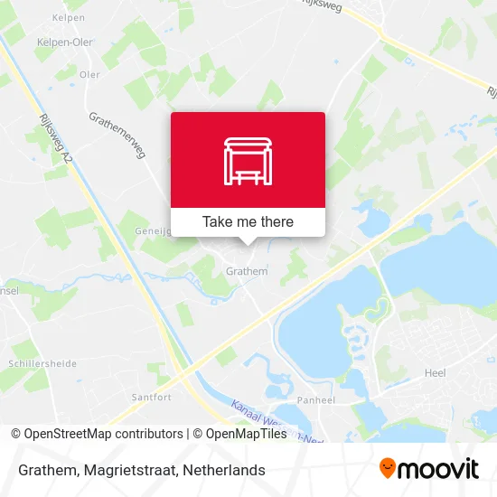 Grathem, Magrietstraat map