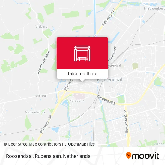 Roosendaal, Rubenslaan map