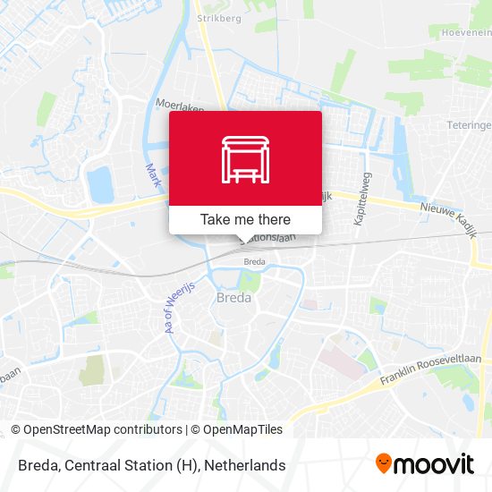 Breda, Centraal Station (H) map