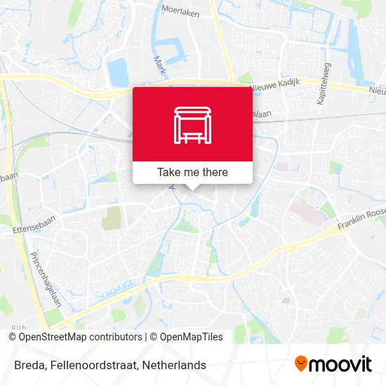 Breda, Fellenoordstraat map