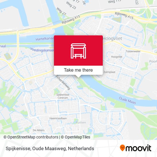 Spijkenisse, Oude Maasweg map