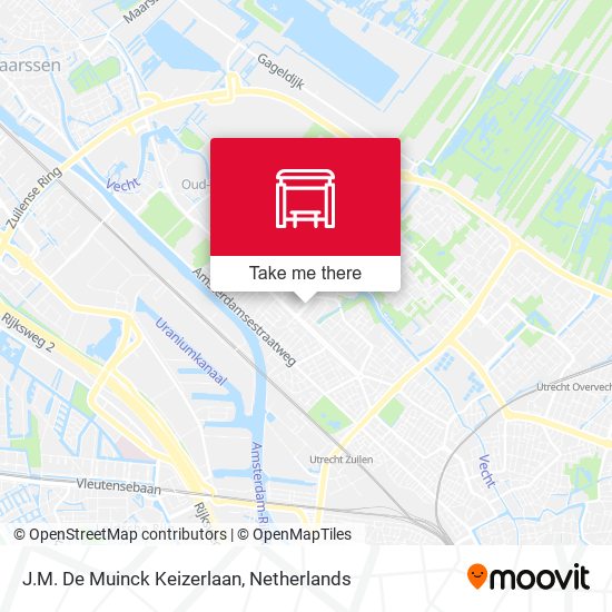 J.M. De Muinck Keizerlaan map