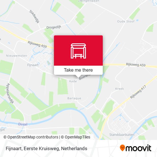 Fijnaart, Eerste Kruisweg map