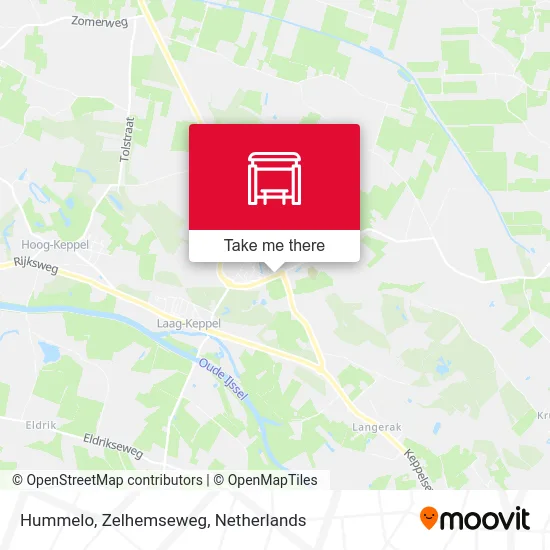 Hummelo, Zelhemseweg Karte