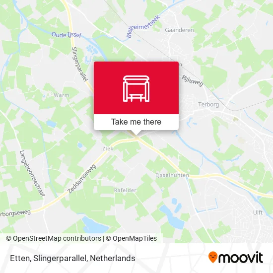 Etten, Slingerparallel map