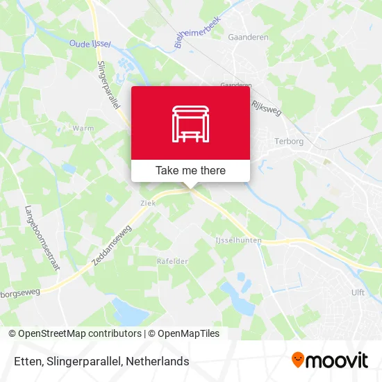 Etten, Slingerparallel map