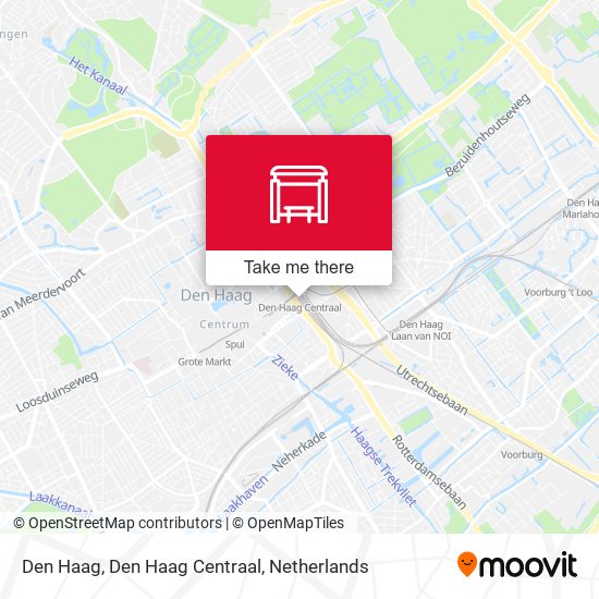 Den Haag, Den Haag Centraal map