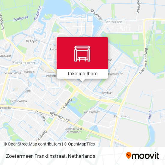 Zoetermeer, Franklinstraat map