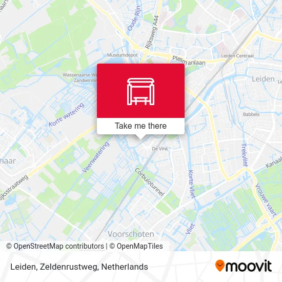 Leiden, Zeldenrustweg Karte