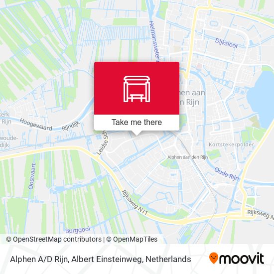 Alphen A / D Rijn, Albert Einsteinweg map