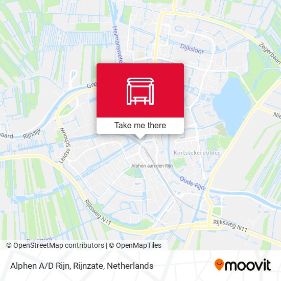 Alphen A/D Rijn, Rijnzate map