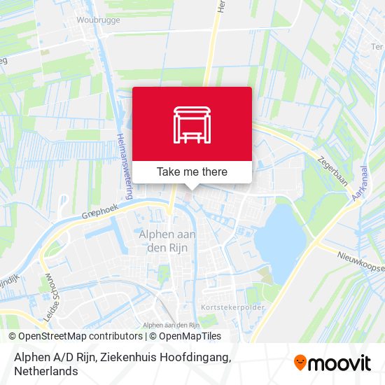 Alphen A / D Rijn, Ziekenhuis Hoofdingang map