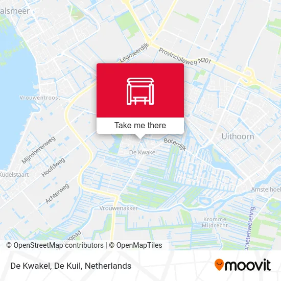 De Kwakel, De Kuil Karte