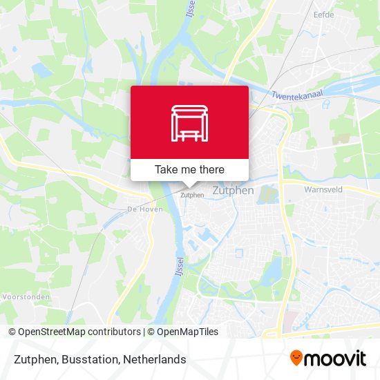 Zutphen, Busstation map