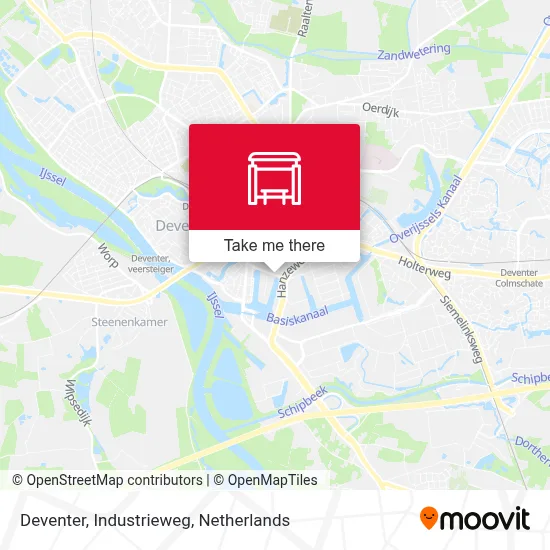 Deventer, Industrieweg map