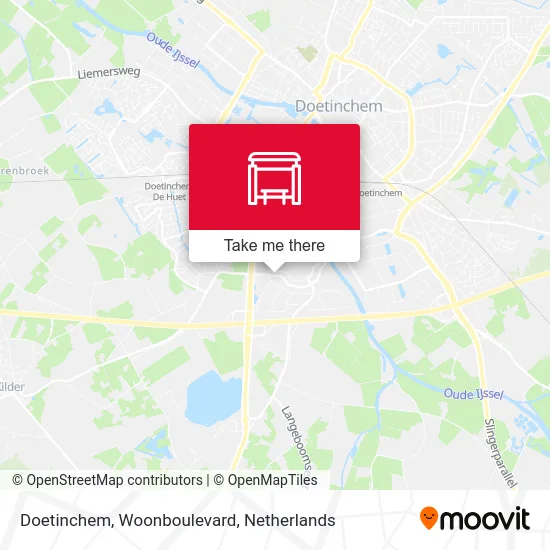 Doetinchem, Woonboulevard map