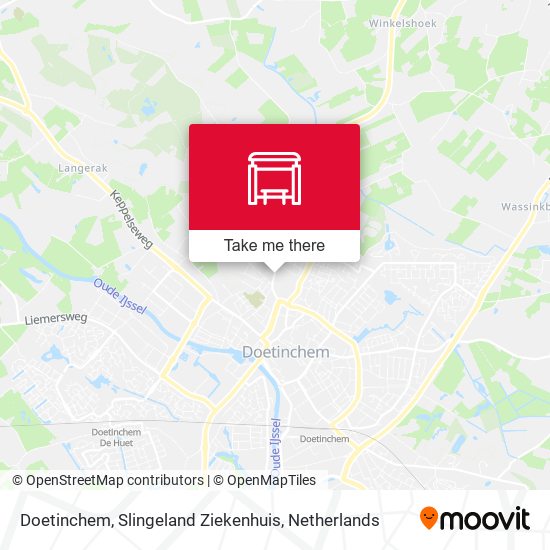 Doetinchem, Slingeland Ziekenhuis map