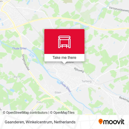 Gaanderen, Winkelcentrum map