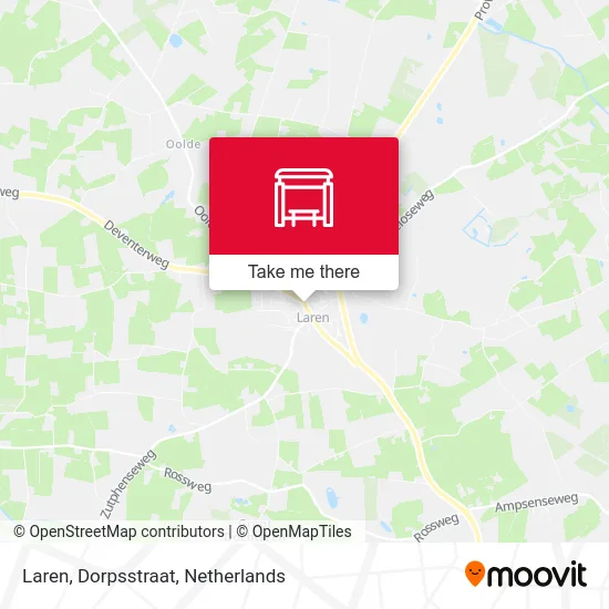 Laren, Dorpsstraat map